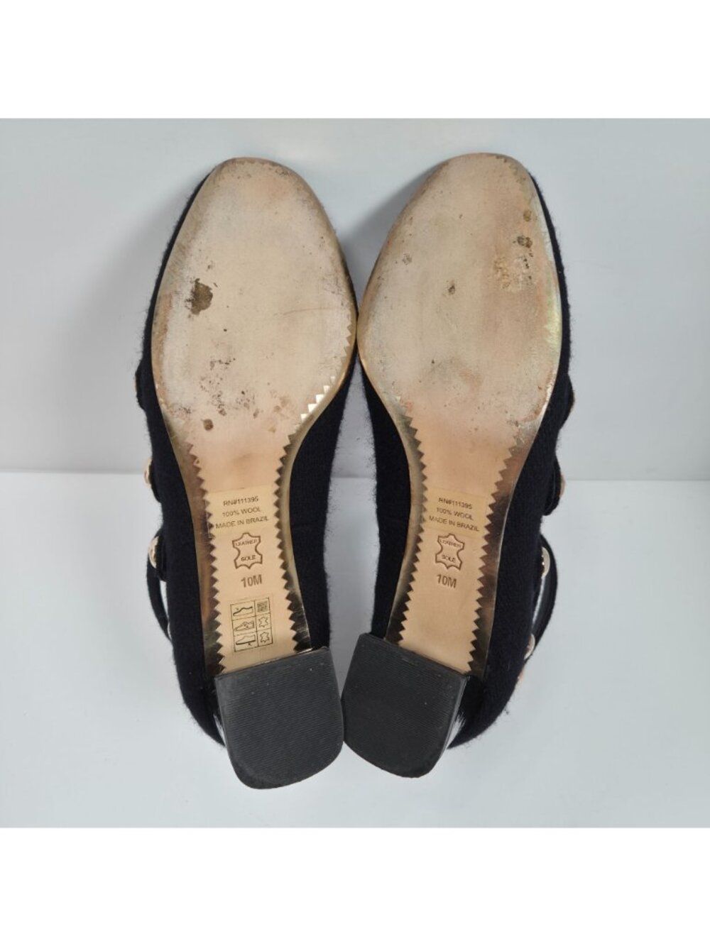 Tory Burch Marisa Women's Black Suede Studded Strappy Heels US Size 10M - Picture 7 of 9